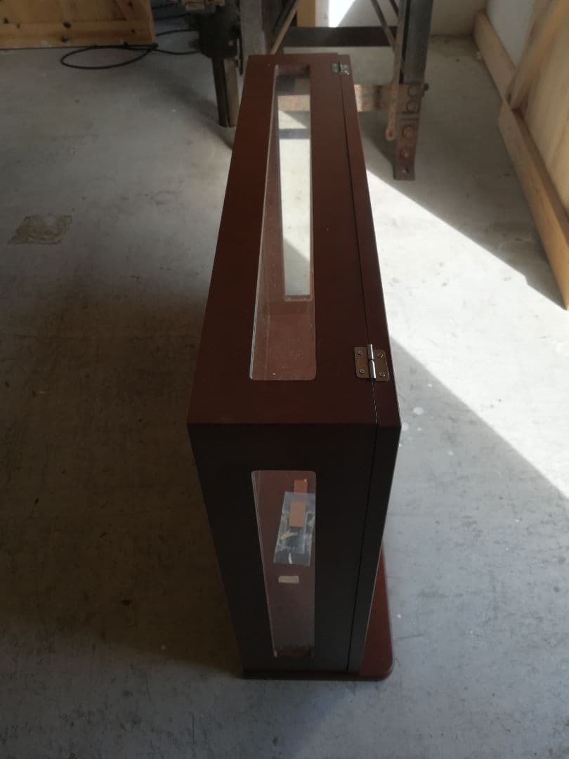 大きめ木製枠ケース　ショーケース店舗什器　送料込み