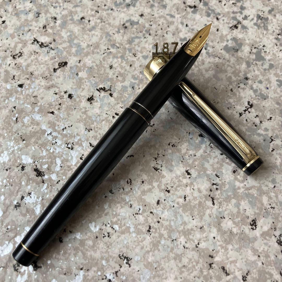 #187 オーバーホール済み 万年筆 PILOT Elite ロング18k