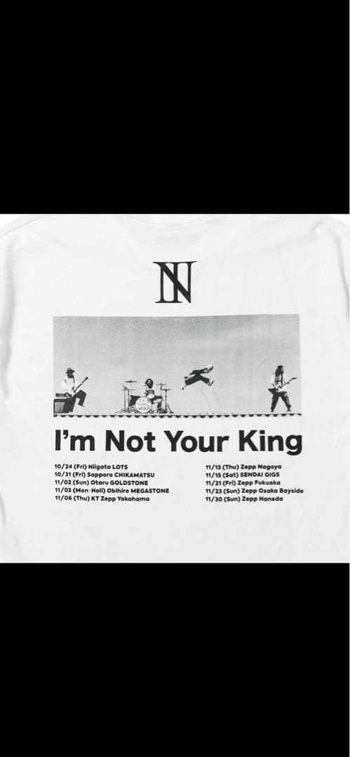 【新品】The BONEZ I'm Not Your King ツアーTee