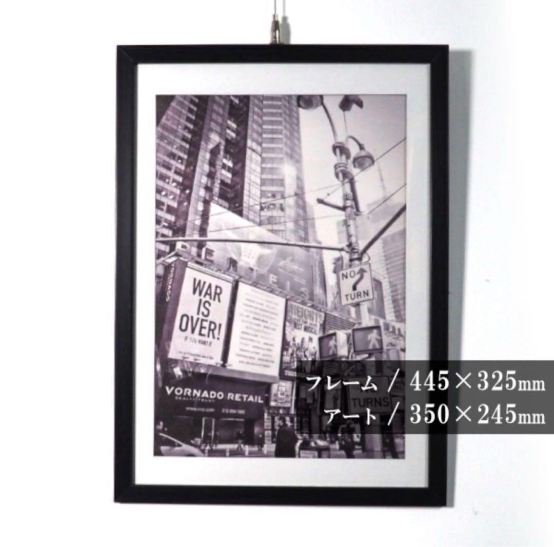 A3 ポスター アート 絵 額縁 フレーム付 一点物 店舗 展示品 6枚セット