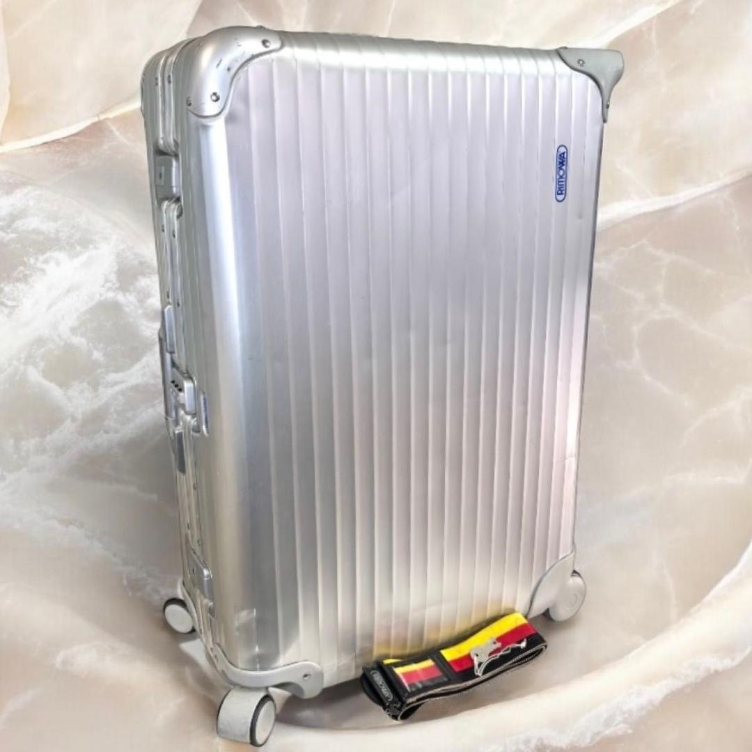 極美品 リモワ トパーズ サイドハンドル プルタブ 82L 4輪 スーツケース