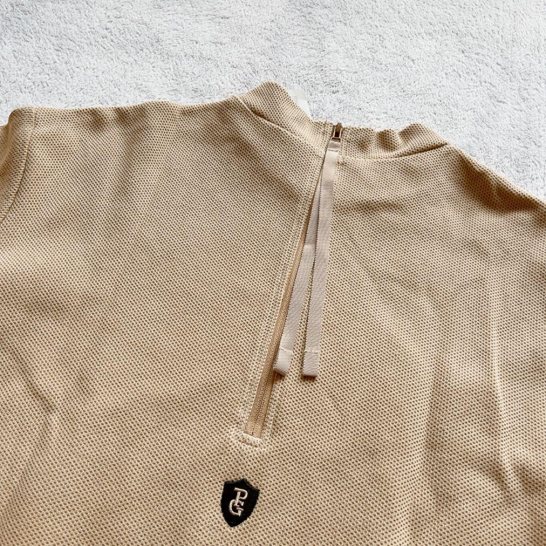 新品　近年　パーリーゲイツ　ワンピース　モックネック　レオパード　豹　ヒョウ