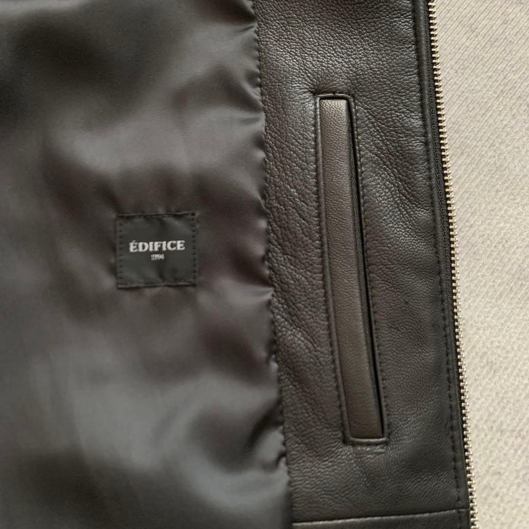 【美品】エディフィス シングルライダース beams f エンメティ