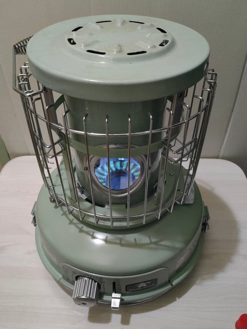 センゴクアラジン SAG-BF02A ミントグリーン・カセットガスストーブ