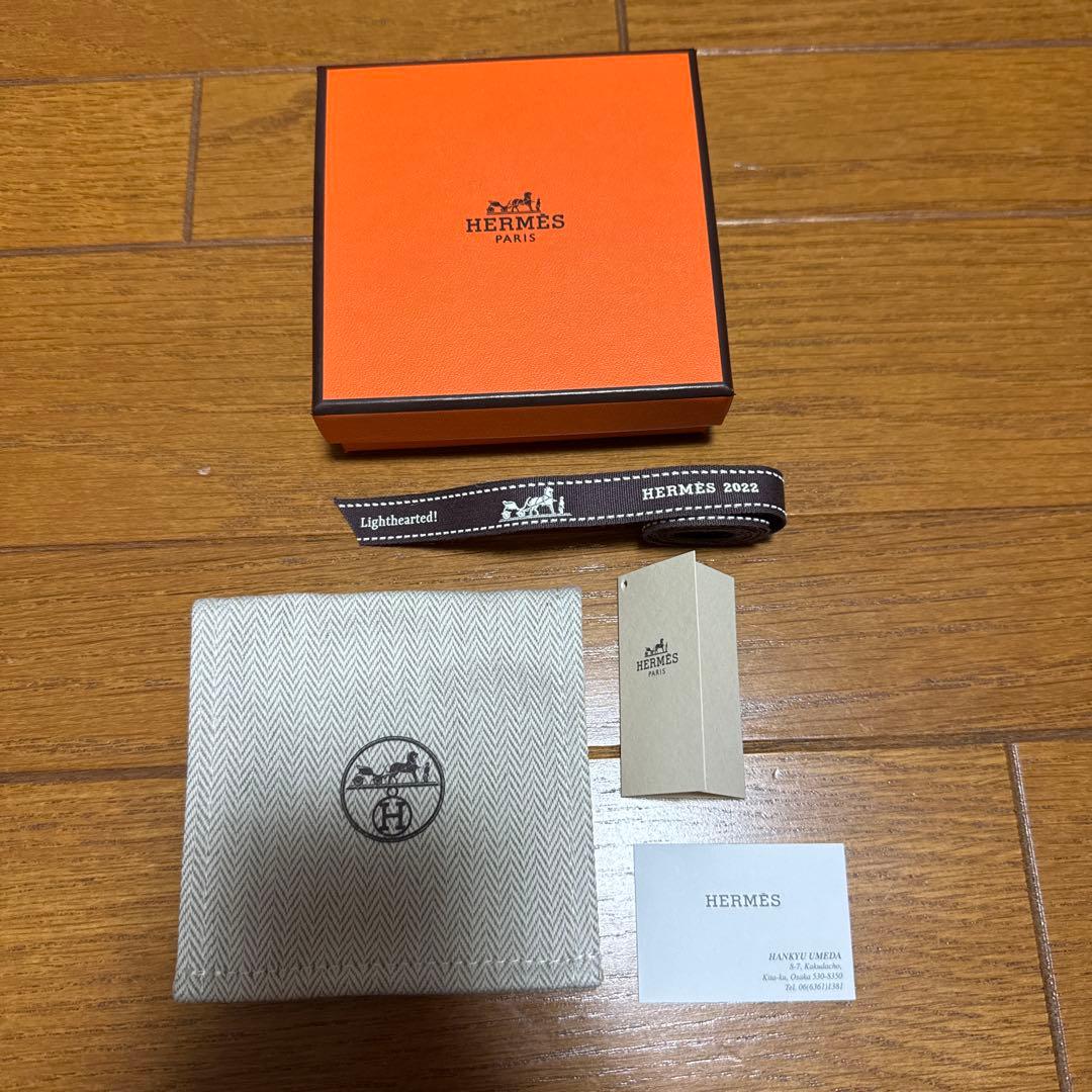 HERMES ブレスレット \"ビーアピ\" オレンジ×ブラウン