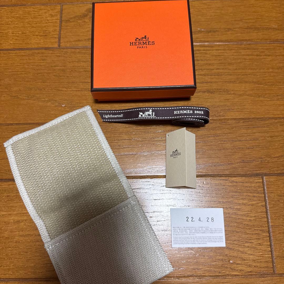 HERMES ブレスレット \"ビーアピ\" オレンジ×ブラウン