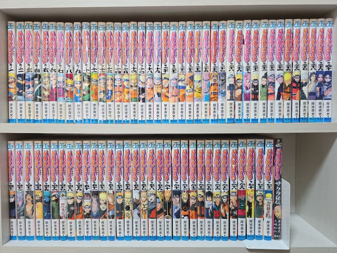 NARUTO 全72巻[完]+関連本セット/全巻簡易クリーニング済み/N01