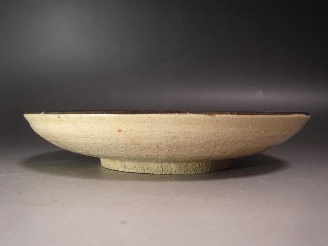 ☆　北大路魯山人　麦藁手皿　黒田陶々庵極めがございます☆y577