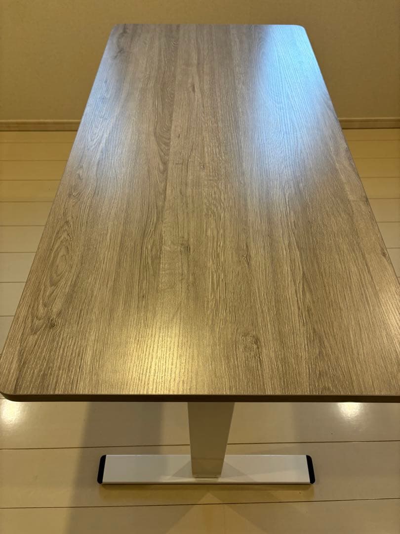 ※今週末までタイムセール　FLEXISPOT 電動式昇降デスク ホワイトウッド