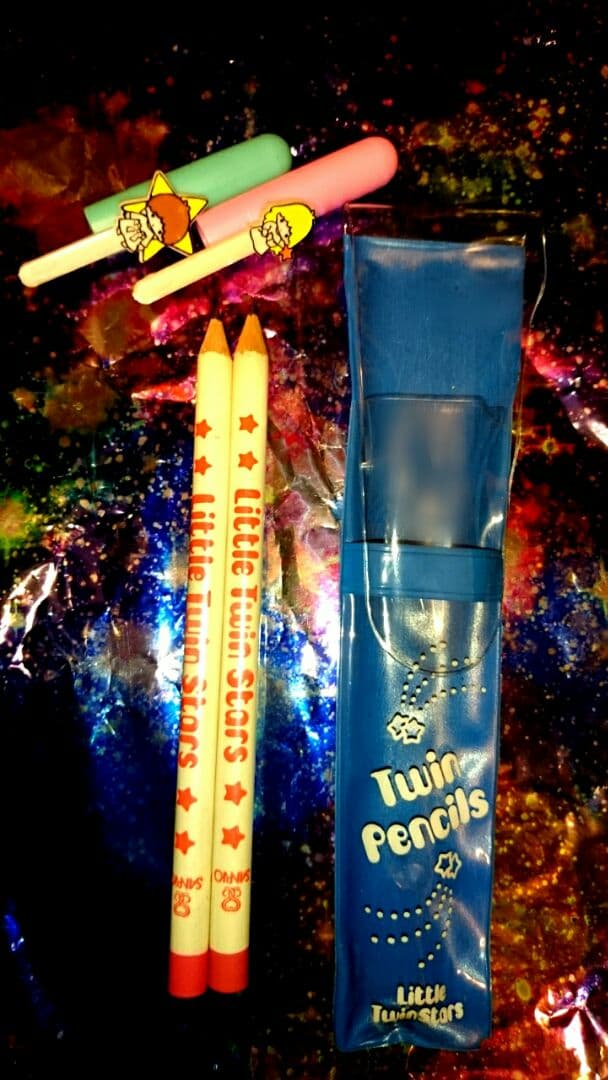 1976年 キキララ えんぴつ キャップ ケース セット サンリオ 昭和レトロ