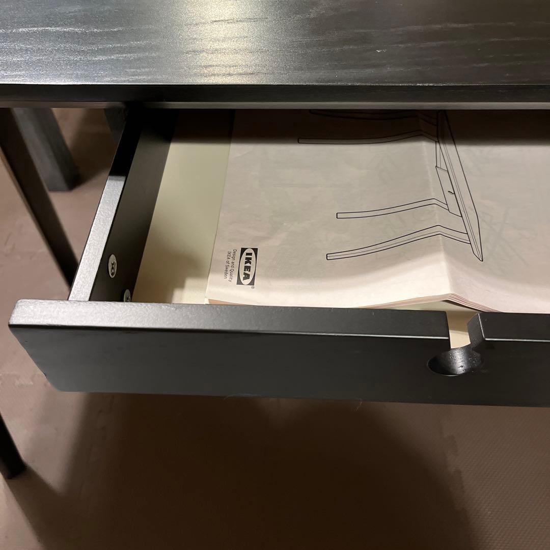 【IKEA】　LISABO リーサボー　IKEA イケア　ブラック　長机