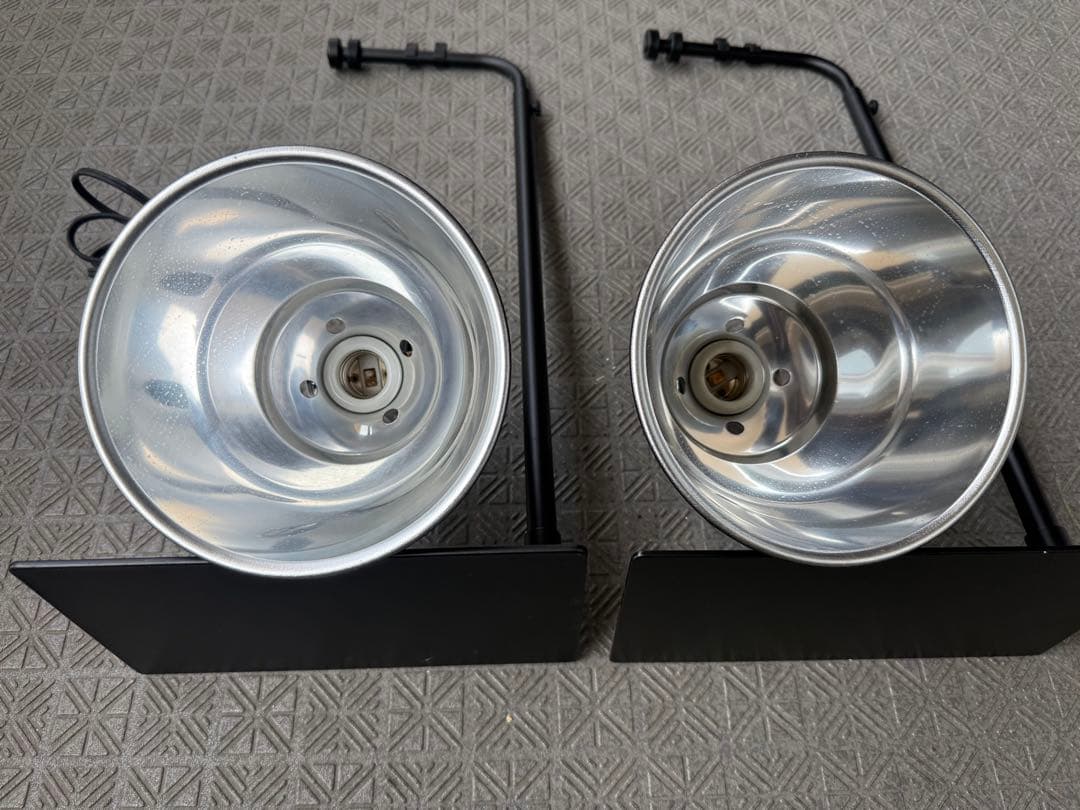 GEXライトドーム18センチ　2個　エキゾテラライトスタンド2個　美品