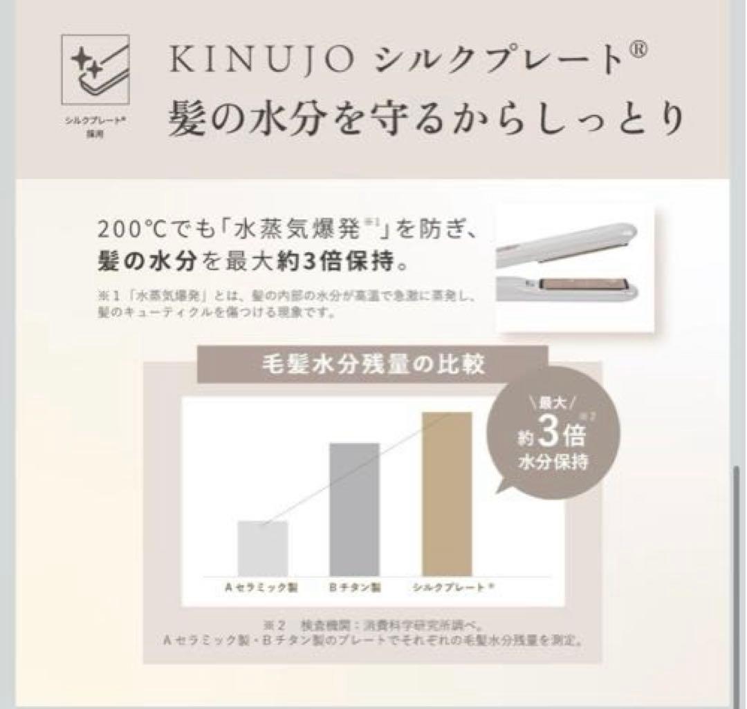 KINUJO 絹女　海外対応 ミニアイロン ドゥー MINI IRON deux