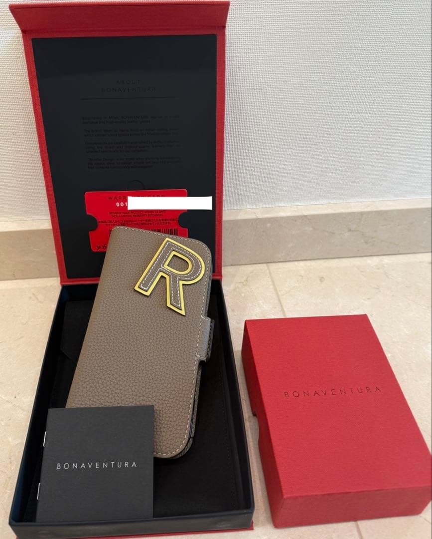 BONAVENTURA iPhone16proMAX スマホカバー　手帳型
