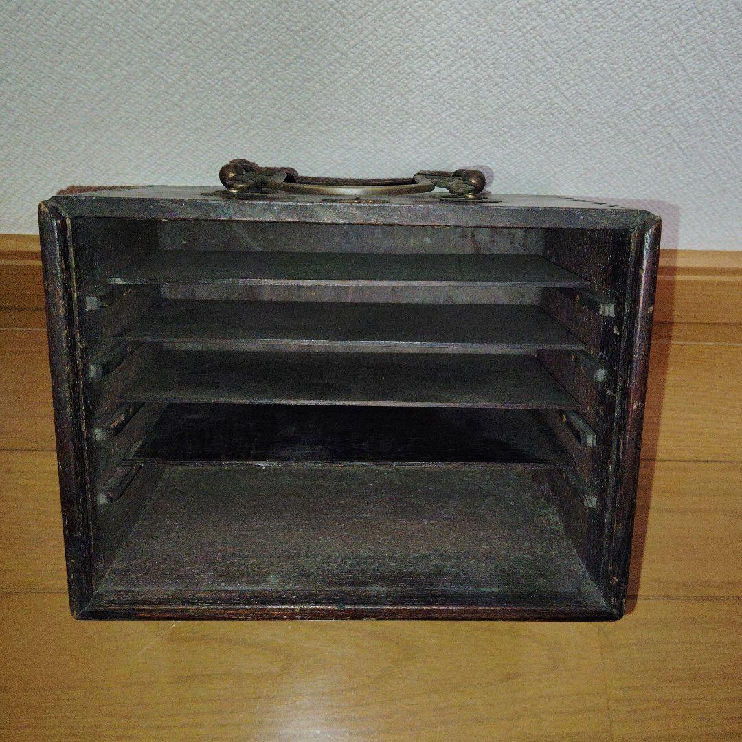 ●古道具●木箱 木製収納箱 インテリア アンティーク 江戸 明治 大正