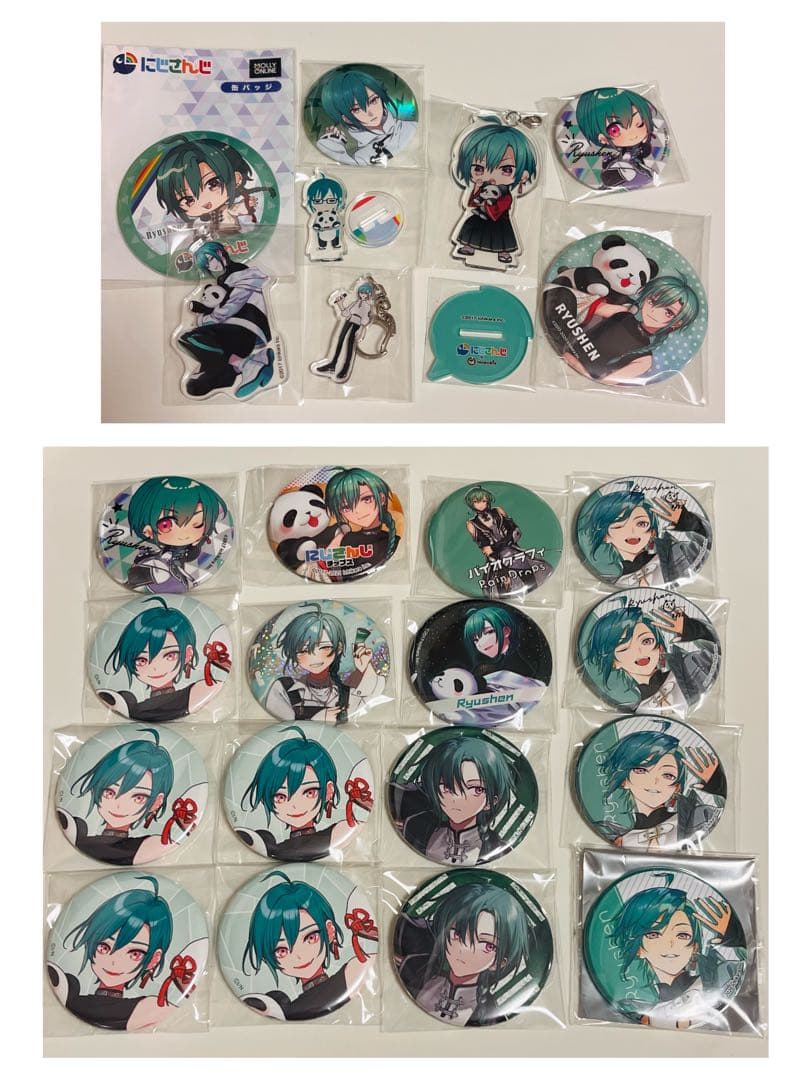 にじさんじ 緑仙 缶バッジ