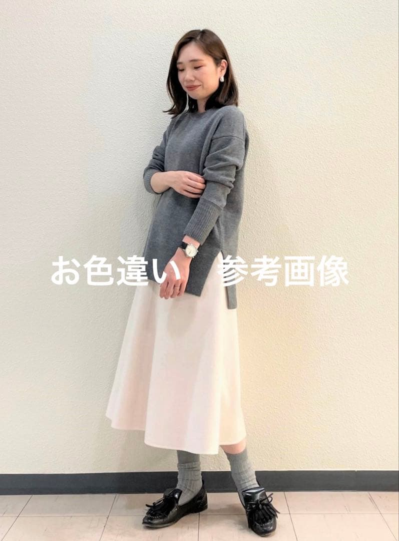 未使用　22AW セオリーリュクス　カシミヤ混Aラインスカート