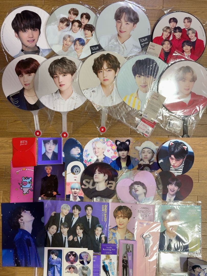 BTS ユンギ SUGA うちわ スローガン トレカ ぬい 他 まとめセット