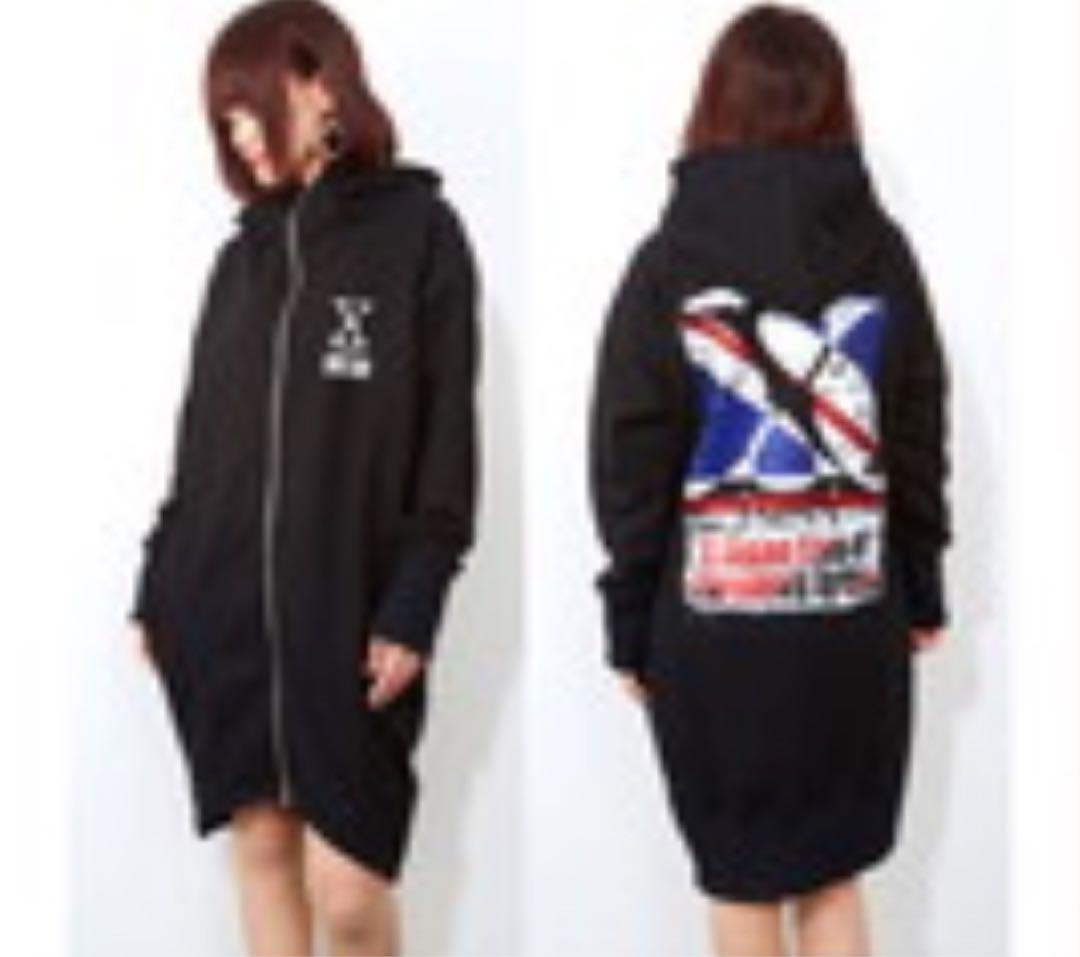 X JAPAN【ウェンブリーアリーナ】ロングパーカー