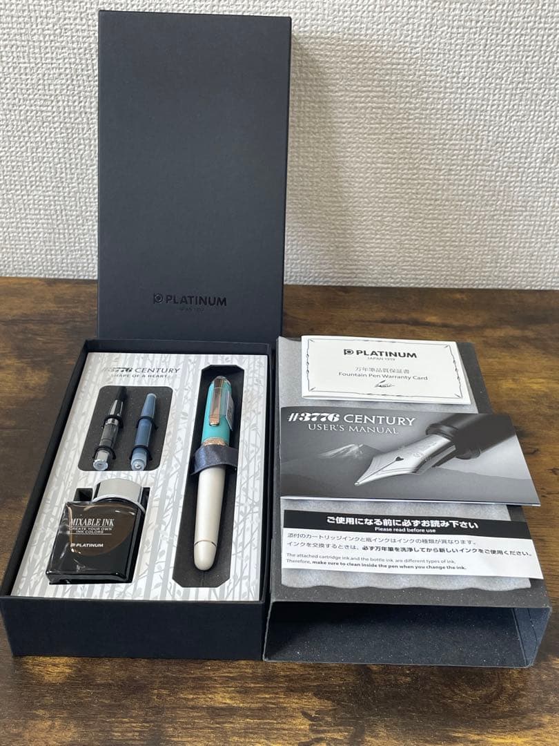 未使用　世界2000本限定　シェイプ・オブ・ハート　ブルーバード　万年筆　完品