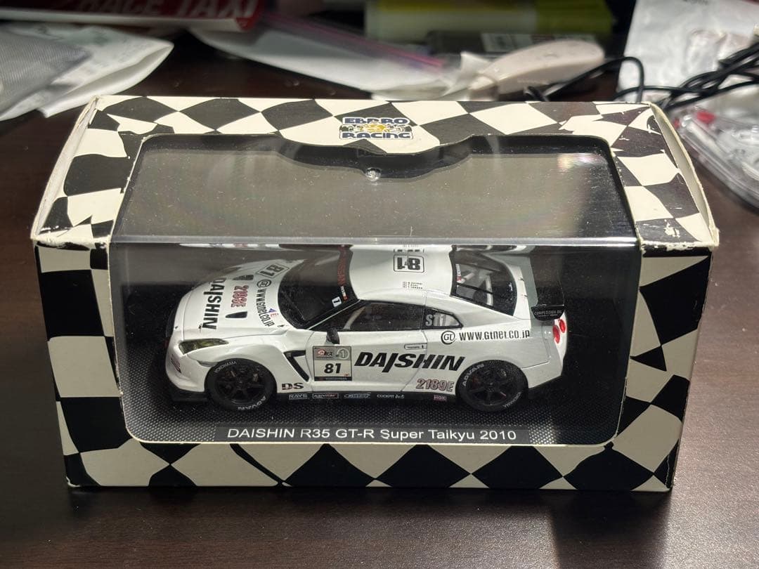 エブロ　1/43日産 ダイシンR35 GT-R スーパー耐久 No.81