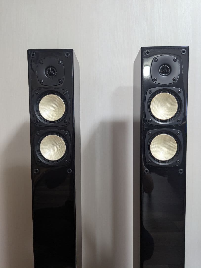 ONKYO オンキョー　トールボーイスピーカー D108E ピアノブラック