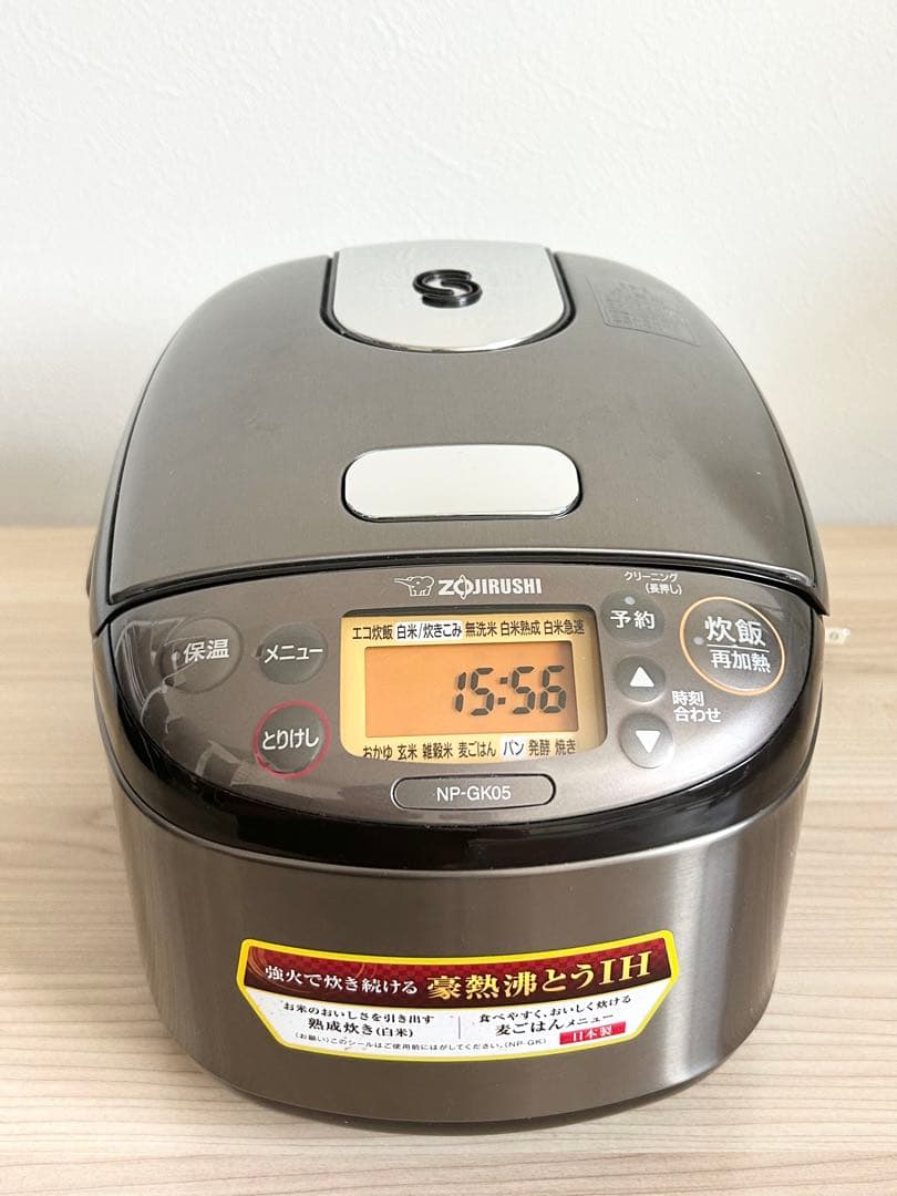 象印 NP-GK05-XT 小容量IH炊飯ジャー 3合炊き ステンレス