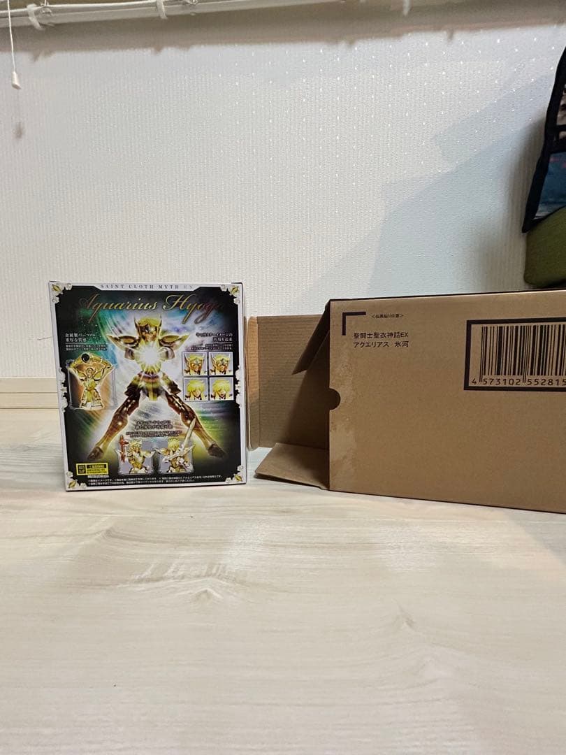 【未開封新品】聖闘士聖衣神話EX アクエリアス 氷河　素体交換用パーツ付属