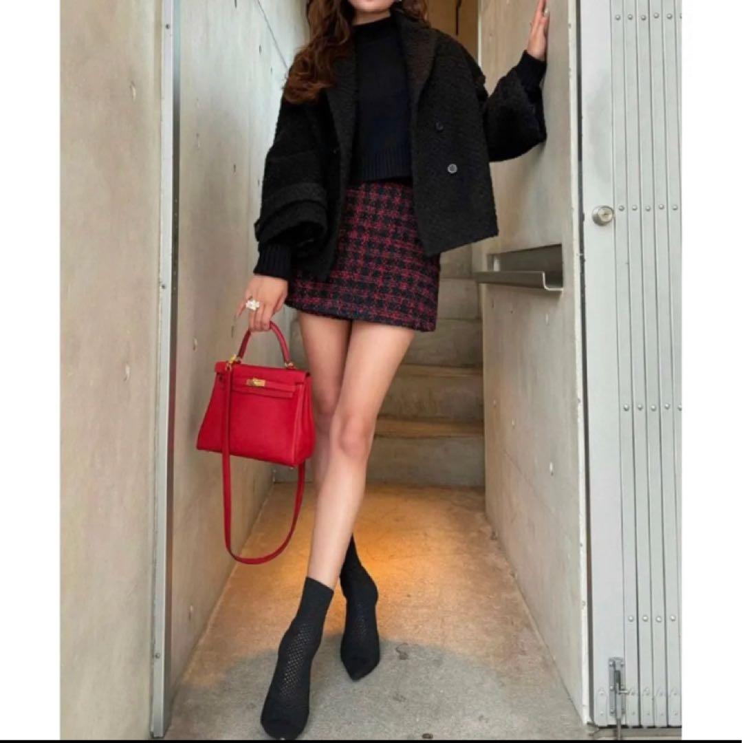 新品未使用sheller M ツイードキュロットパンツ