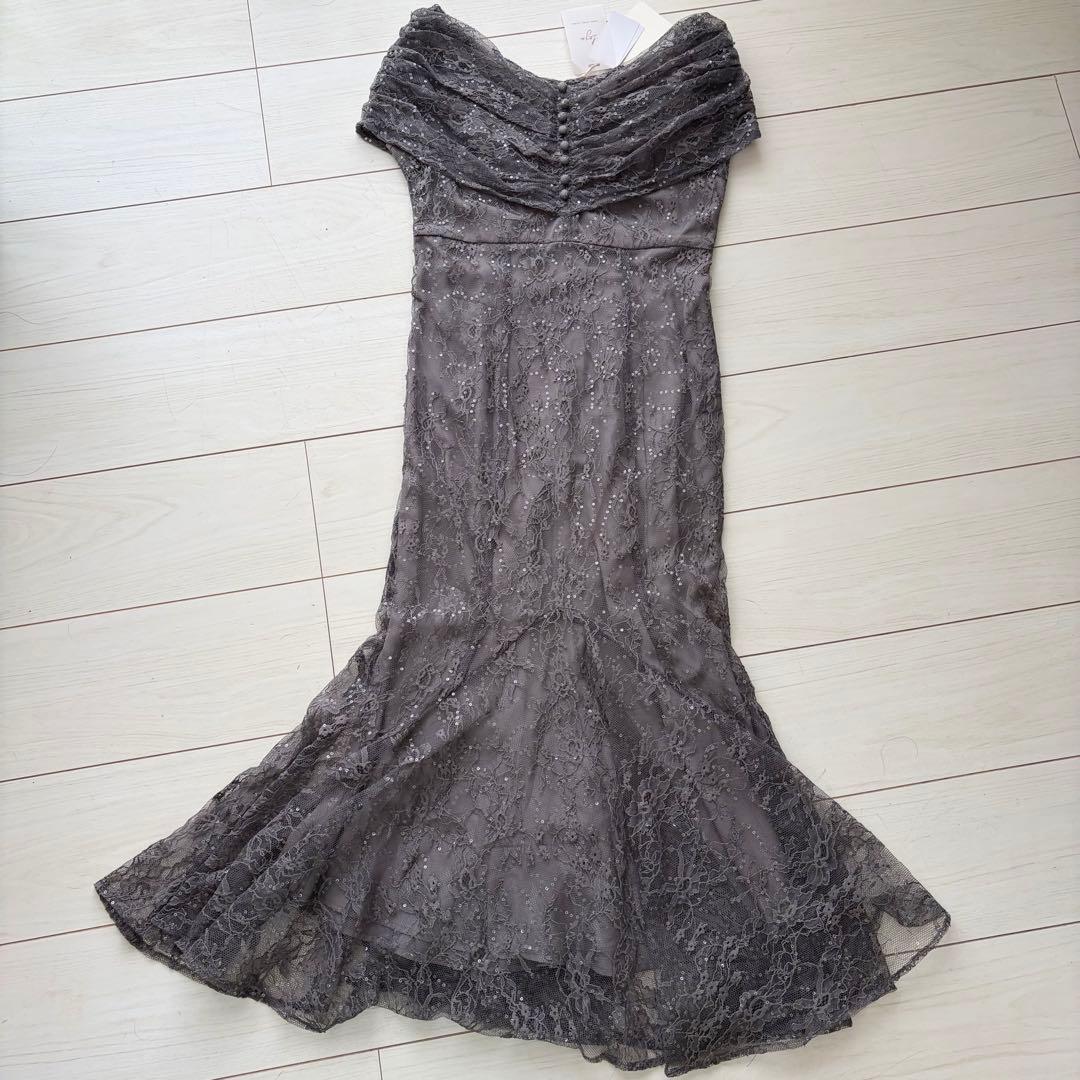 LEJA 新品タグ付き2WAYレース花柄オフショルダーマーメイドワンピースドレス
