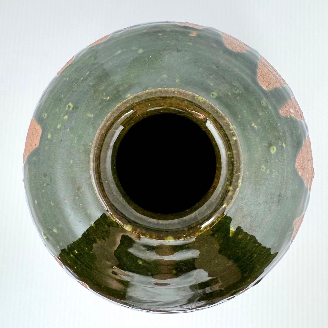 新品 九谷焼 松本佐一 花入 花瓶 名匠 伝統工芸 石川県指定無形文化財保持者