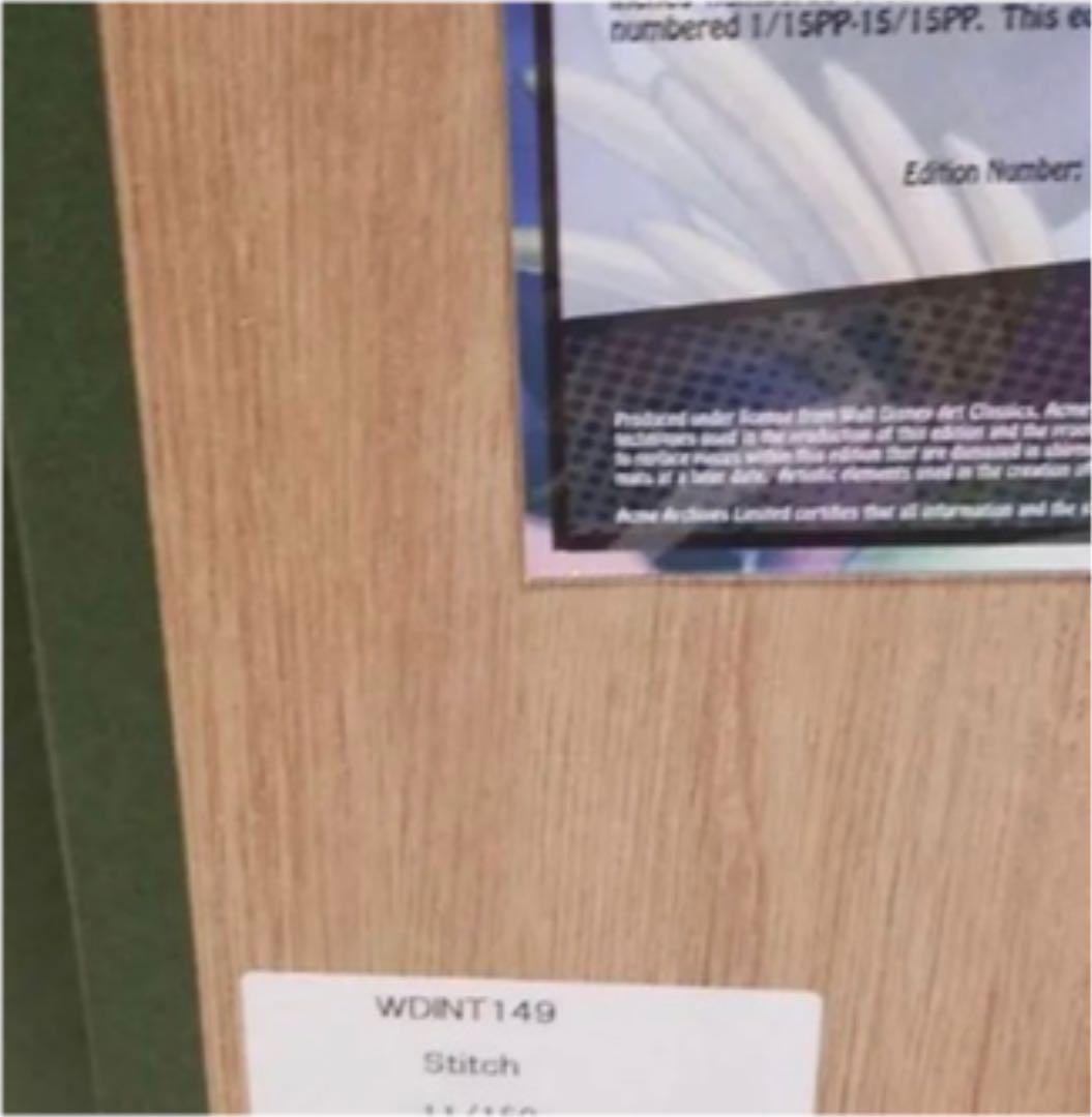 スティッチ　版画