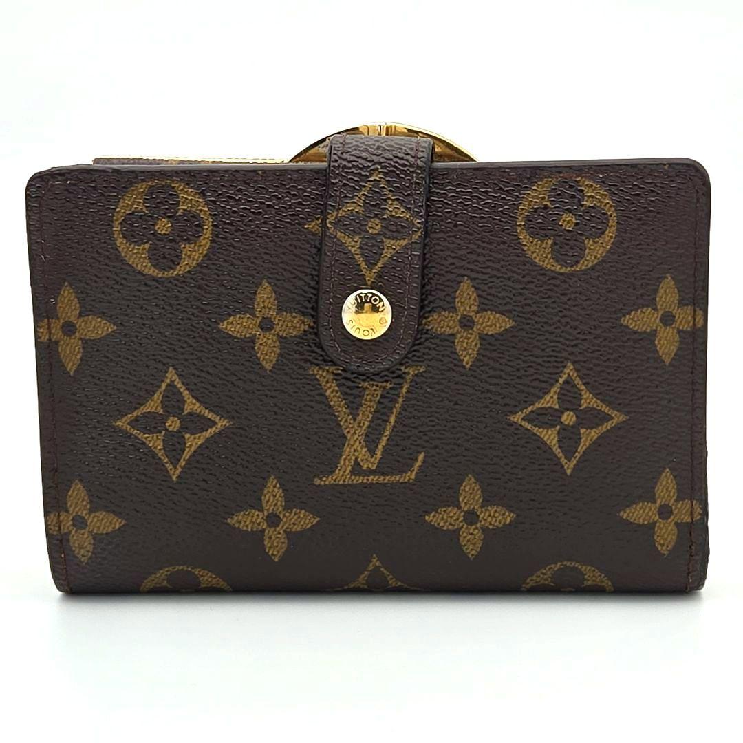 ◆新型◆ルイヴィトン ポルトフォイユ ヴィエノワ がま口 モノグラム 折り財布