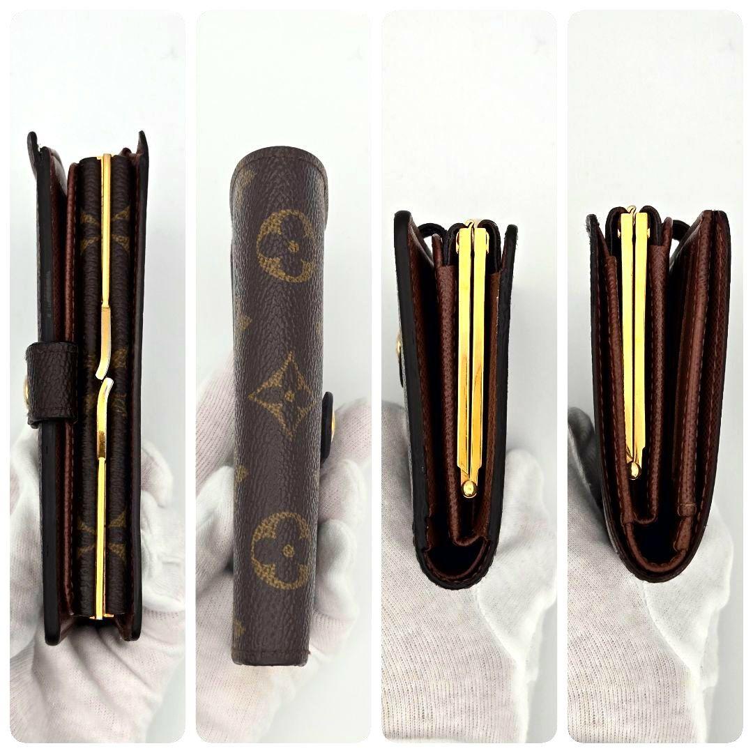 ◆新型◆ルイヴィトン ポルトフォイユ ヴィエノワ がま口 モノグラム 折り財布