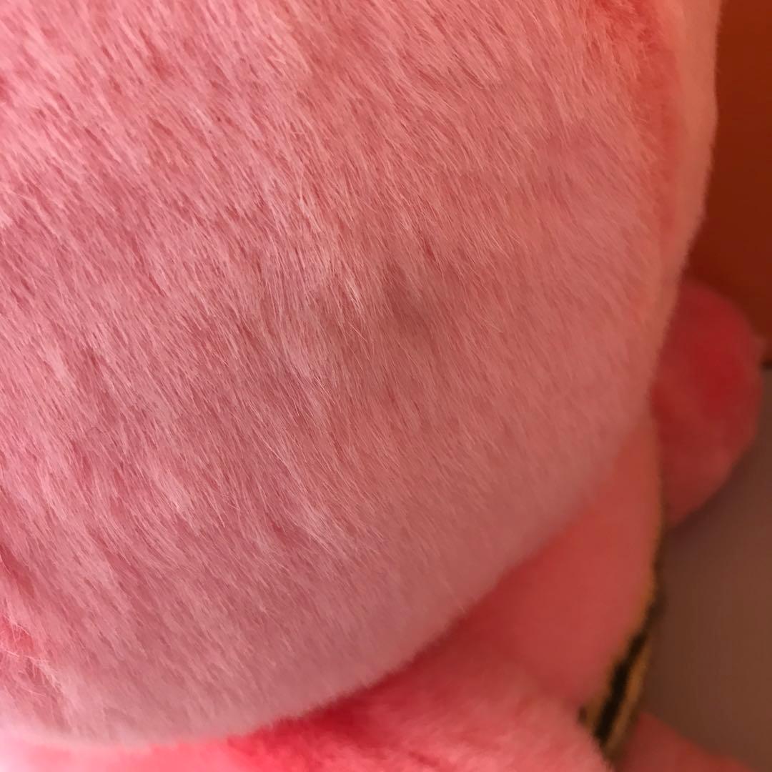 レア　当時物　セキグチ　ピカポン　3Lサイズ　ぬいぐるみ　ピンク　昭和レトロ