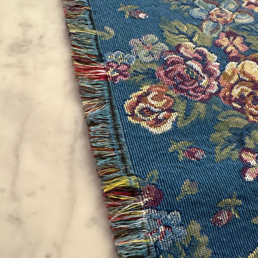 フランス　アンティーク　ヴィンテージ　ファブリック　生地　ゴブラン織