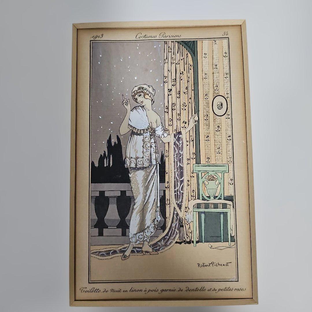 ロバート・ピシェノ リトグラフ 1913年 アールデコ 当時物