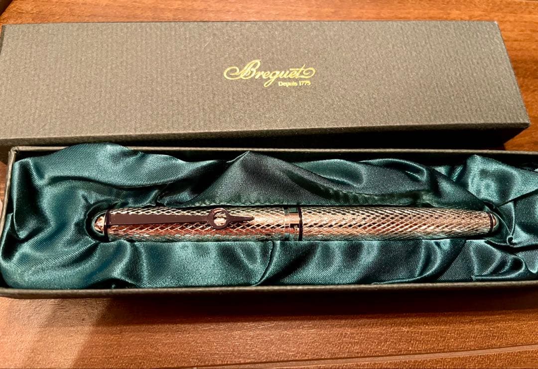 デ*)様 ほぼ未使用 ブレゲ ボールペン シルバー Breguet