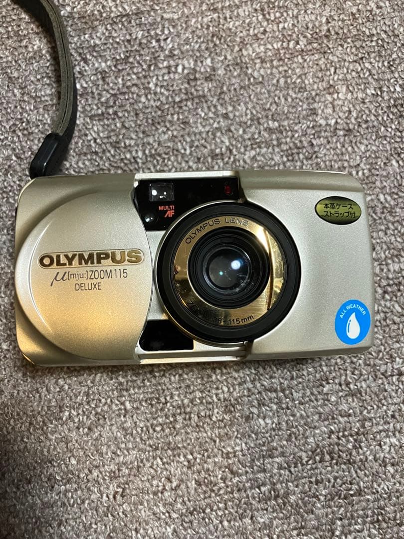 美品 コンパクトフィルムカメラ mju ZOOM115 DELUXE 箱付