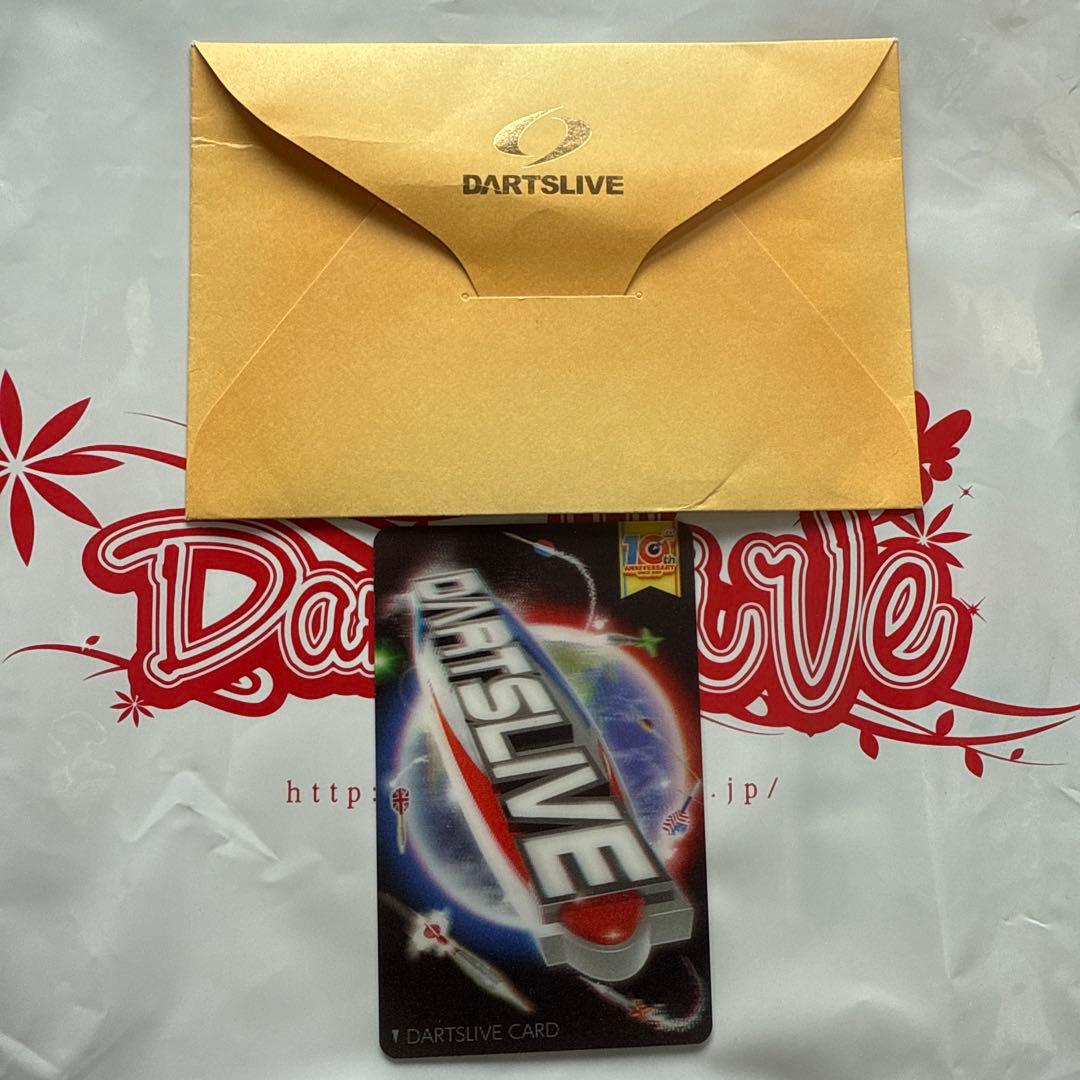 廃盤 レア 未使用品 3D DARTSLIVE 10周年記念カード 3D