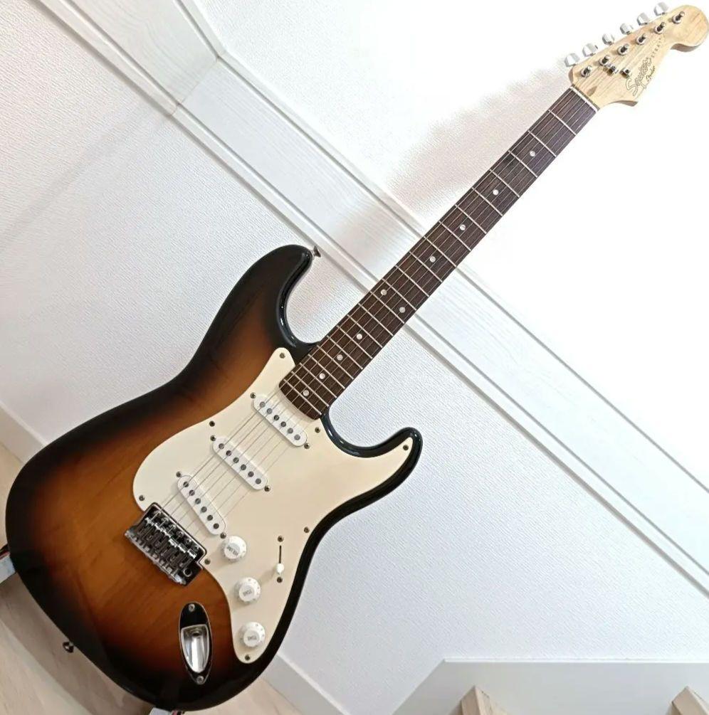 メンテ済｜Squier エレキギター ストラトキャスター サンバースト