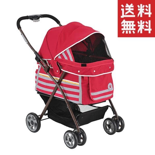 ★ボンビアルコン ペットピークル レッド [バギー カート] 小型犬用