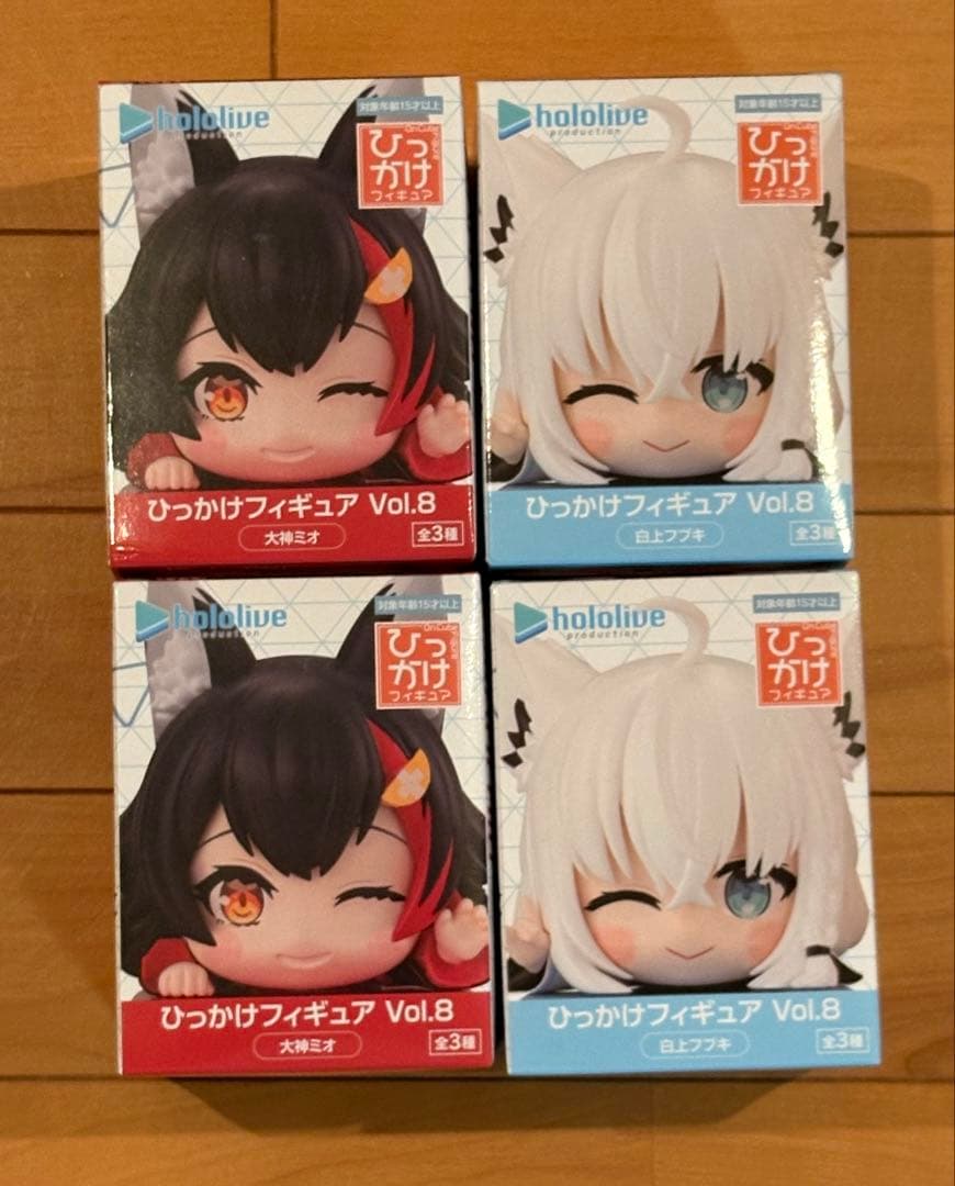 玲*奈様 ホロライブ　一番くじ　プライズフィギュア　白上フブキ　大神ミオ　てぇて