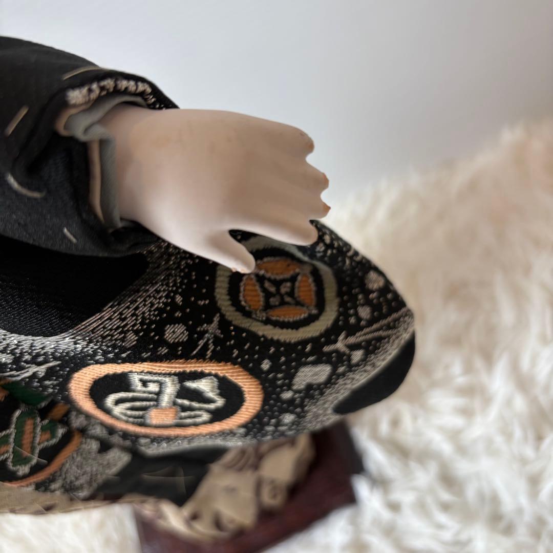 極美品 古い市松人形 45cm 箱入り 元箱 男の子