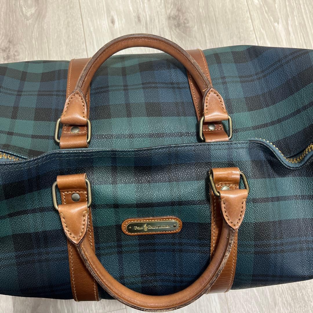 RALPH LAUREN 2way ボストンバッグ レザー