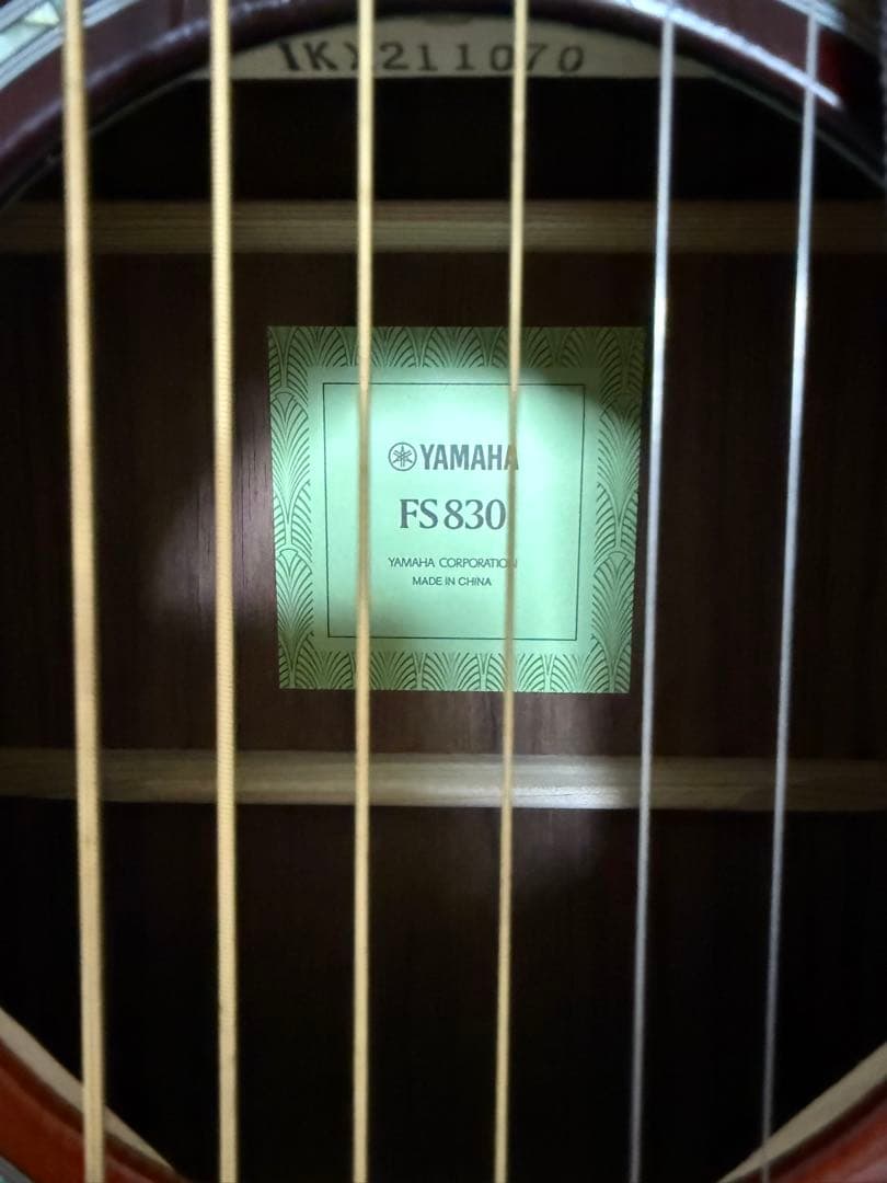 ゆ*様 YAMAHA FS830 アコースティックギター サンバースト