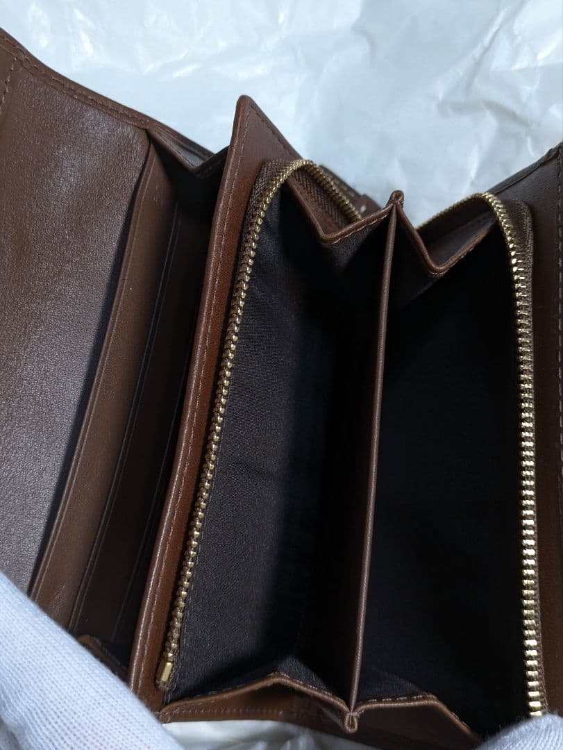 COACH 　コーチ　エルゴブラウン 二つ折り財布　未使用