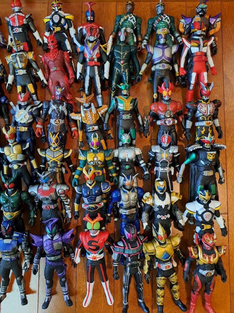 仮面ライダー【ソフビフィギア105個セット】送料込み！！