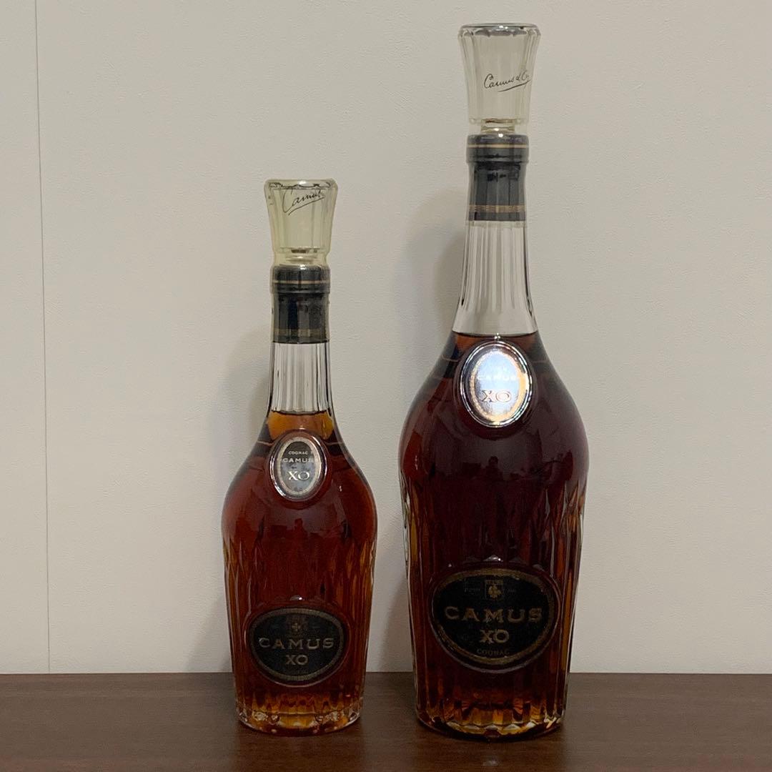 ⭐️未開封⭐️カミュXO⭐️ヘネシー⭐️ペアロックグラス⭐️700ml&350ml⭐️古酒⭐️