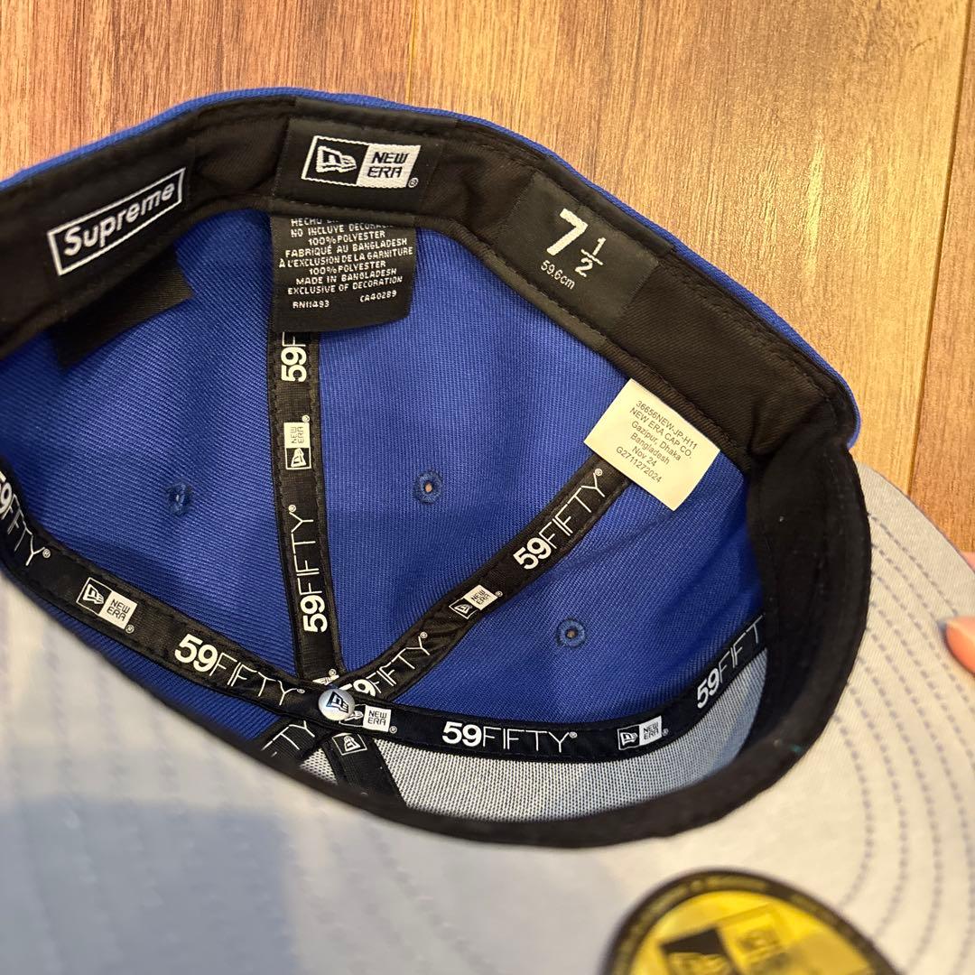 美品Supreme bones box logo new era